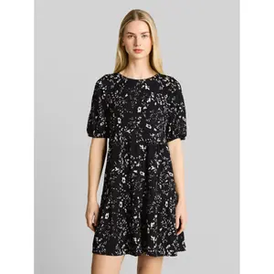 Floral Ruffle Short Dress Women Tom Tailor Denim image-1