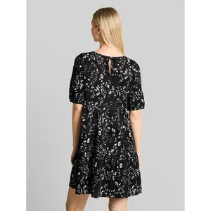 Floral Ruffle Short Dress Women Tom Tailor Denim image-2