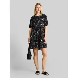 Floral Ruffle Short Dress Women Tom Tailor Denim image-3