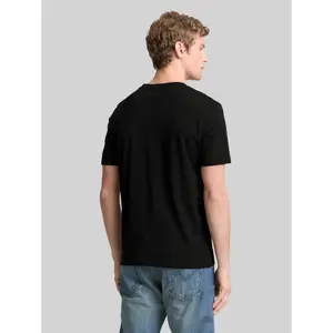 T-shirt με τυπωμένο σχέδιο στο στήθος από βαμβάκι Tom Tailor Denim image-2