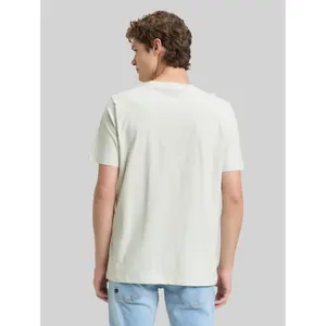 T-shirt με τυπωμένο σχέδιο στο στήθος από βαμβάκι Tom Tailor Denim image-2
