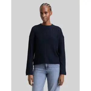 Knitted Jumper with Openwork Pattern Women's Tom Tailor Denim image-1