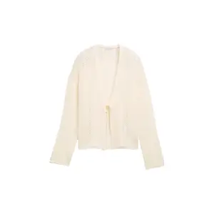 Loose Fit Openwork Cardigan for Women Tom Tailor Denim image-0