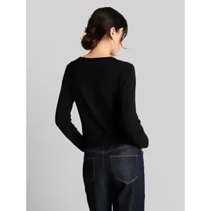 V-Neck Cardigan for Women Tom Tailor Denim image-2