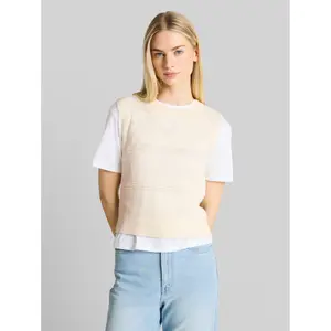 Lace Knit Vest Women Tom Tailor Denim image-1