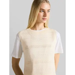 Lace Knit Vest Women Tom Tailor Denim image-4