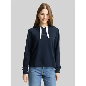 Women's embroidered hoodie Tom Tailor Denim image-1