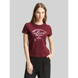 Women's Cotton Printed T-Shirt Tom Tailor Denim image-1