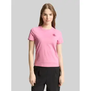 Women's Cotton Printed T-Shirt Tom Tailor Denim image-1