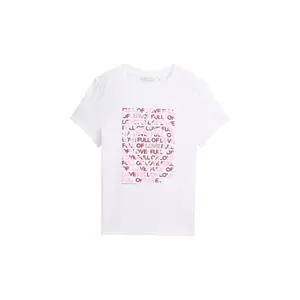 Women's Cotton Printed T-Shirt Tom Tailor Denim image-0