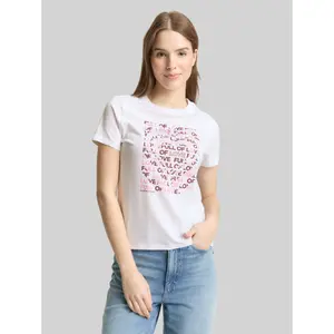 Women's Cotton Printed T-Shirt Tom Tailor Denim image-1