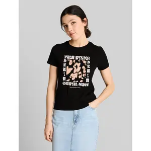 Cotton Graphic T-Shirt Women's Tom Tailor Denim image-1