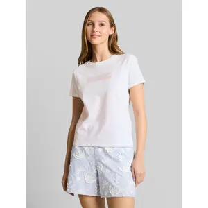 T-shirt con motivo in cotone donna Tom Tailor Denim image-1