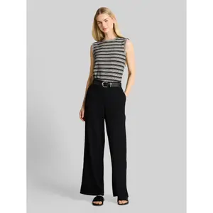 T-shirt a righe costolato donna Tom Tailor Denim image-3