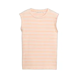 T-shirt a righe costolato donna Tom Tailor Denim image-0