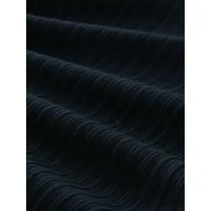 Long Sleeve Ribbed Dress for Women Tom Tailor Denim image-5