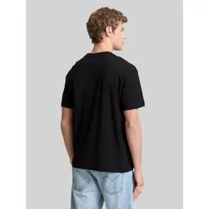 T-shirt άνετος με εκτύπωση στο στήθος Tom Tailor Denim image-2