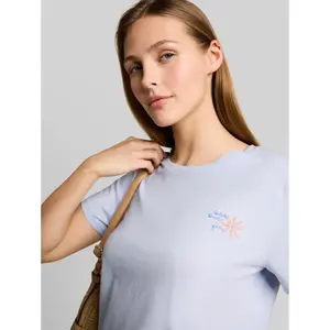 T-shirt med broderier för kvinnor Tom Tailor Denim image-4