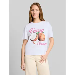 T-shirt boxy imprimé femme Tom Tailor Denim image-1