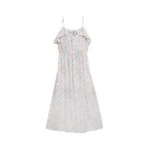 Long Dress with Adjustable Straps Women Tom Tailor Denim image-0