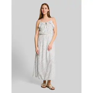 Long Dress with Adjustable Straps Women Tom Tailor Denim image-1