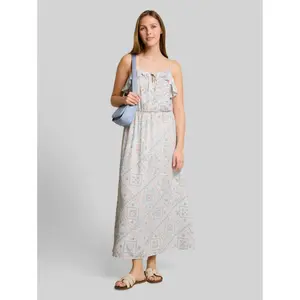 Long Dress with Adjustable Straps Women Tom Tailor Denim image-3