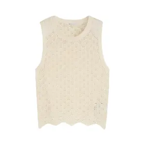 Lace Knit Vest Women Tom Tailor Denim image-0