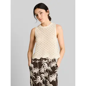 Lace Knit Vest Women Tom Tailor Denim image-1