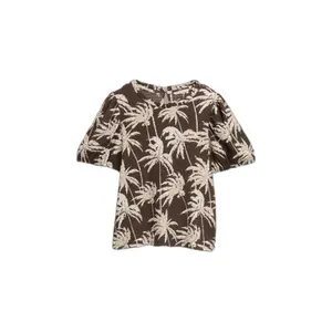 T-shirt med puffärm för kvinnor Tom Tailor Denim image-0