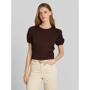 Γυναικείο t-shirt με φουσκωτά μανίκια Tom Tailor Denim image-1