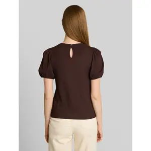 Γυναικείο t-shirt με φουσκωτά μανίκια Tom Tailor Denim image-2