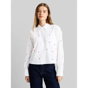 Γυναικείο μπλούζα boxy με κέντημα Tom Tailor Denim image-1