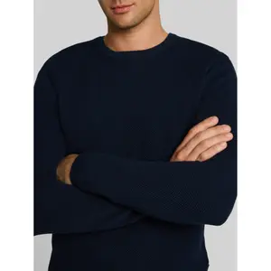 Basic Structured Crew Neck Sweater Tom Tailor Denim image-4