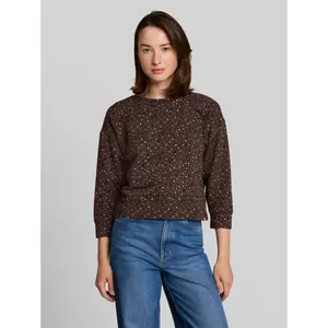 Loose Fit Leopard Print Sweatshirt for Women Tom Tailor Denim image-1