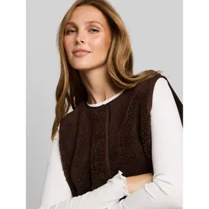 Women's Fleece Gilet Tom Tailor Denim image-4