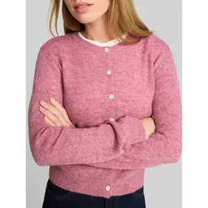 Women's Soft Knit Round Neck Cardigan Tom Tailor Denim image-4