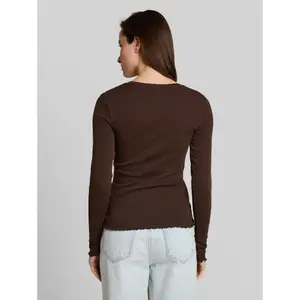 T-shirt manches longues bord volants femme Tom Tailor Denim image-2