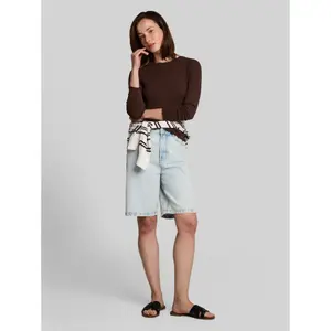 T-shirt manches longues bord volants femme Tom Tailor Denim image-3