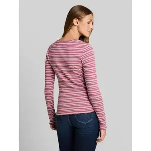 T-shirt manches longues bord volants femme Tom Tailor Denim image-2