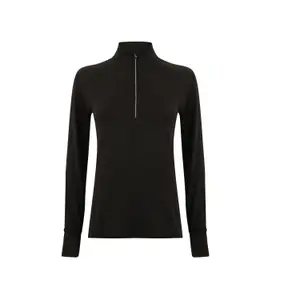 Women's Long Sleeve 1/4 Zip Top Tombo