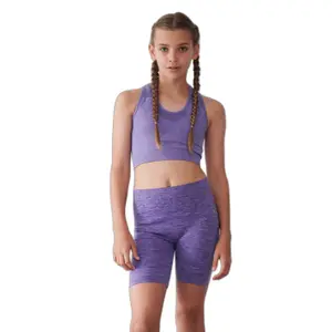 Gyerek varrás nélküli nyomott leggings Tombo image-1