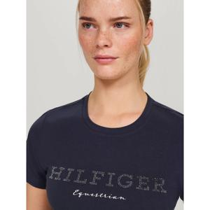 T-shirt för kvinnor Tommy Hilfiger Equestrian Rhinestone image-2