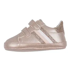 Velcro baby girl Trainers Tommy Hilfiger Rose Gold image-1