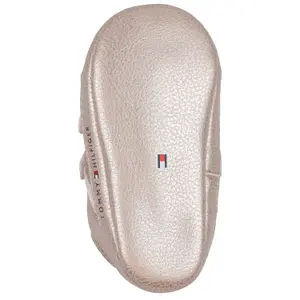 Velcro baby girl Trainers Tommy Hilfiger Rose Gold image-3