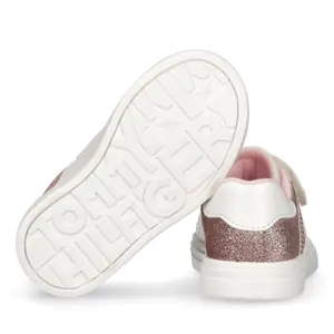 Baby girl lace-up sneakers with velcro Tommy Hilfiger image-2