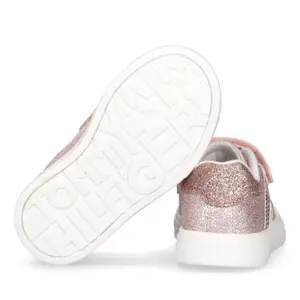 Baby girl lace-up sneakers with velcro Tommy Hilfiger image-2