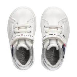 Baby girl lace-up sneakers with velcro Tommy Hilfiger image-1