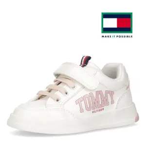 Girl's lace-up sneakers with velcro Tommy Hilfiger image-0