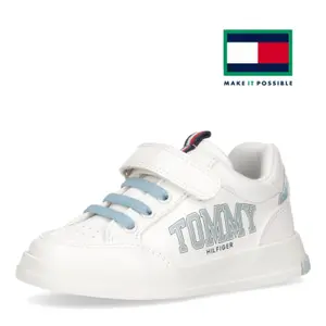 Children's lace-up and velcro sneakers Tommy Hilfiger image-0