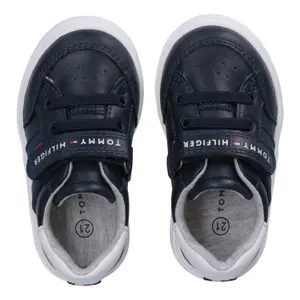 Sneakers in lace child Tommy Hilfiger Velcro image-1